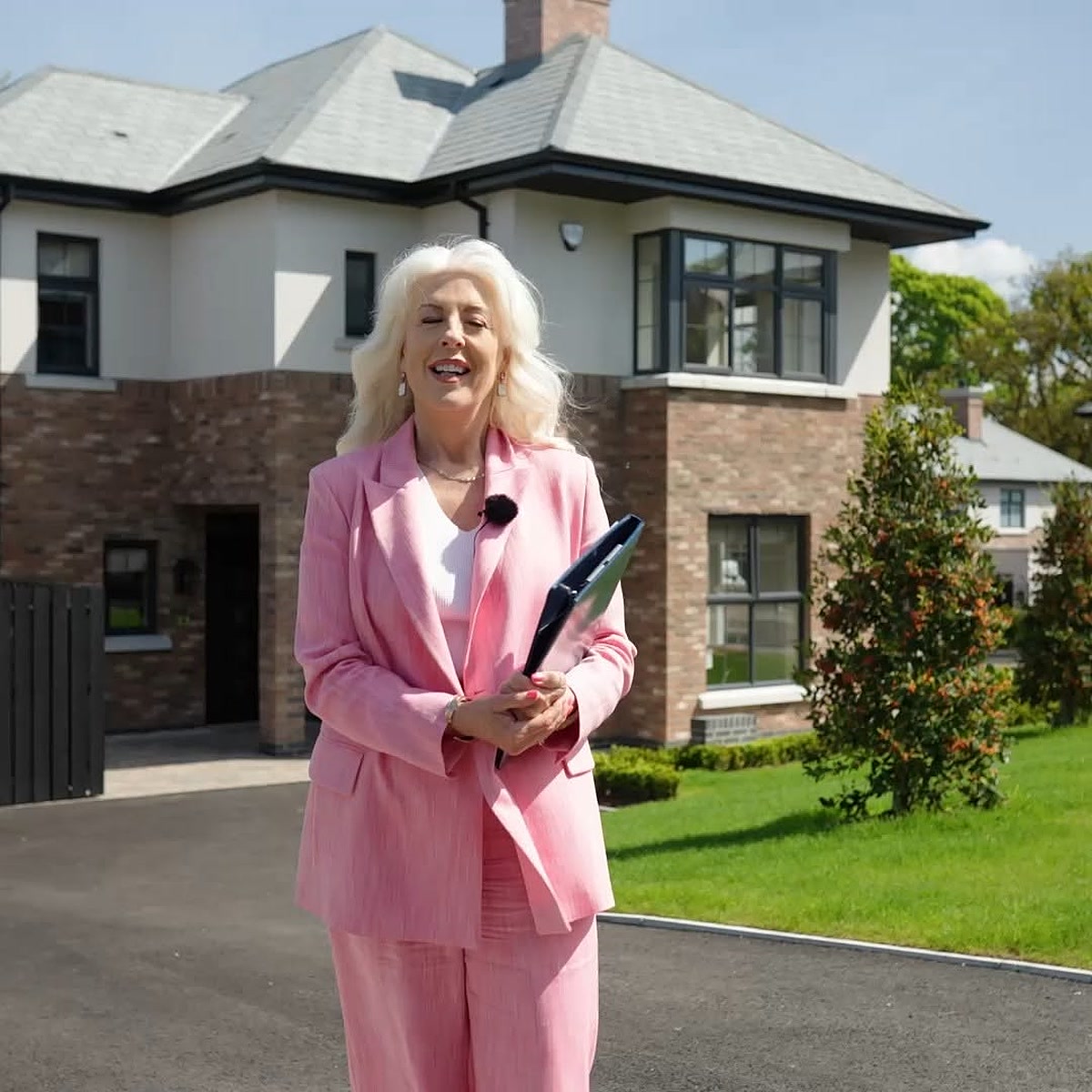 Phantom property film still of a new-build detached home at the Cromlyn Wood development in Royal Hillsborough