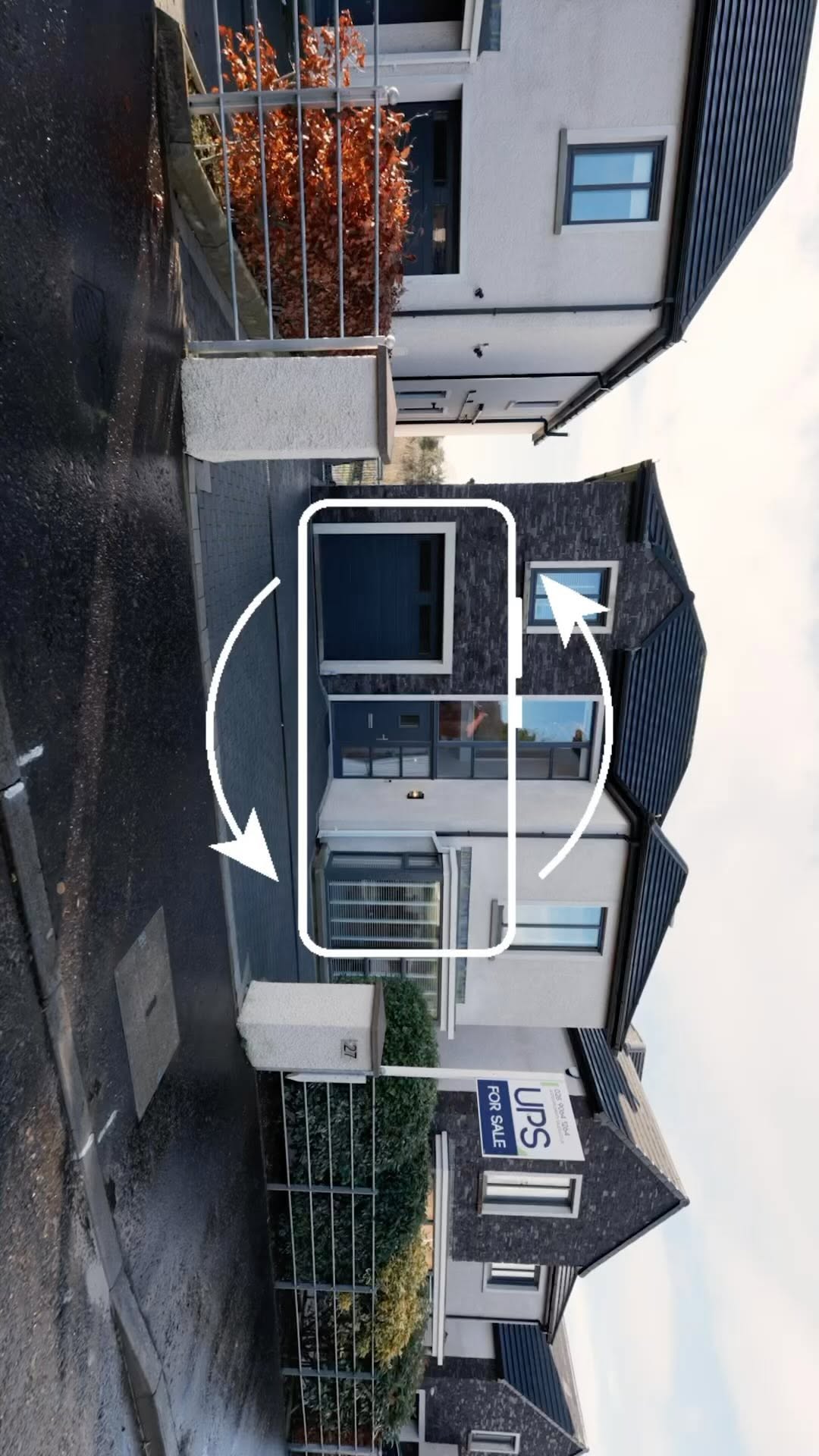 Phantom property film still of a contemporary four bedroom detached family home in Carryduff, south Belfast, built in 2016