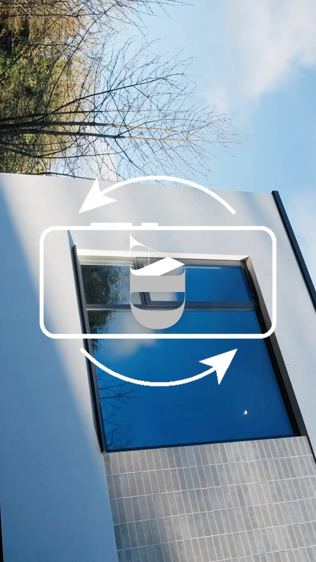 Cinematic Phantom film still of a contemporary architect-designed new home in Cultra, with a presenter-led tour for Colliers NI