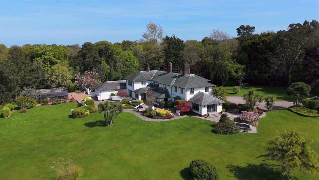 Phantom property photograph of Killymard, a substantial Cultra residence set within mature parkland gardens